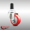 Service Caster 3 Inch 316SS Red Polyurethane Wheel Swivel 1-1/4 Inch Expanding Stem Caster SCC-SS316EX20S314-PPUB-RED-114 - alternate 2